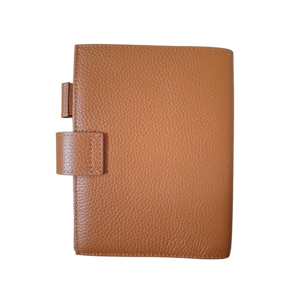Moterm Original Planner Cover A6+ Binder Cover Tan Pebble Grain Snap Closure - Picture 3 of 3